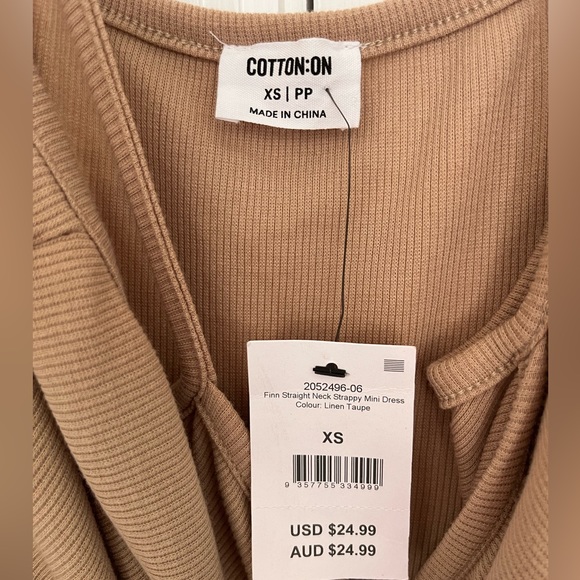cotton on ribbed dress - Picture 3 of 4